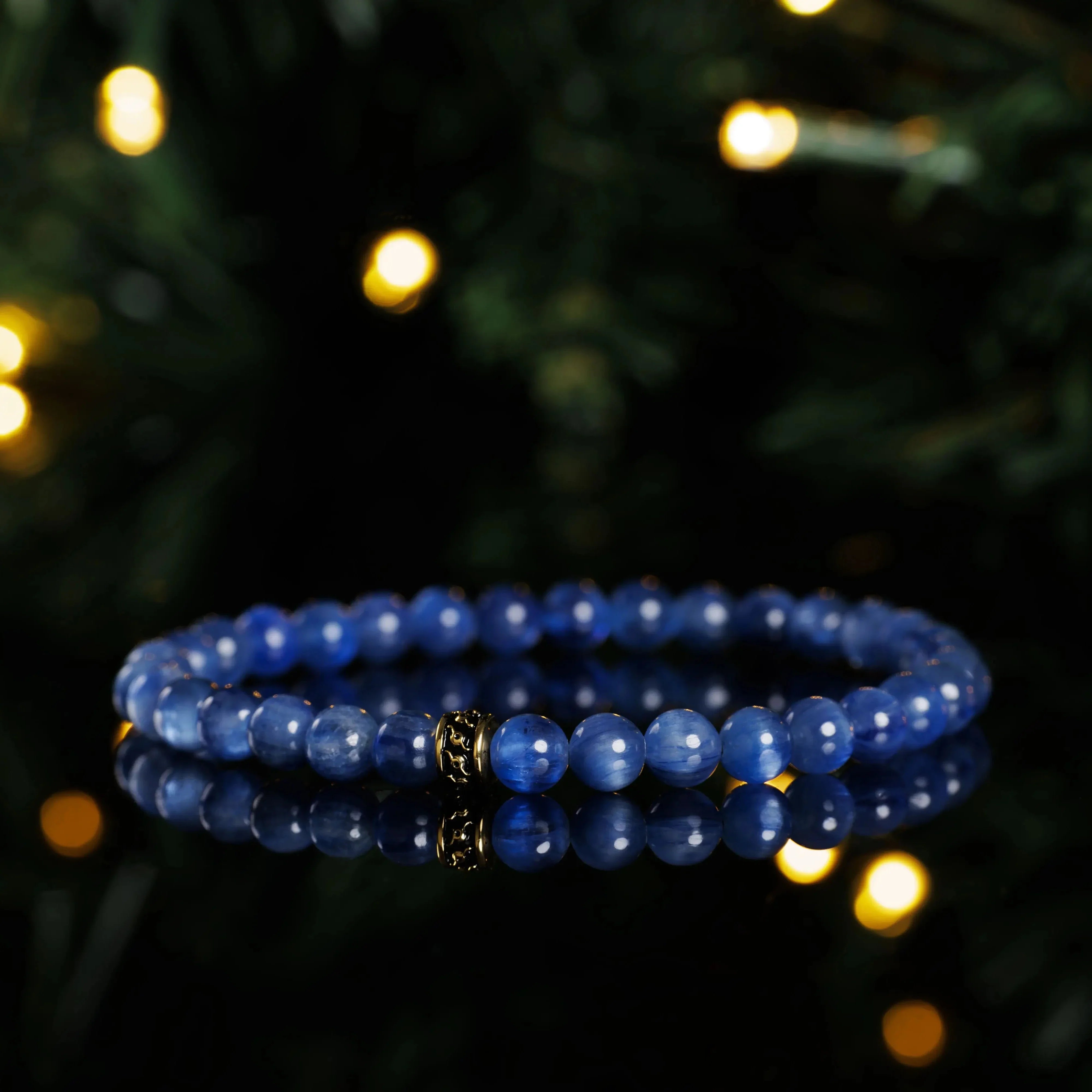 Kyanite Gold Bracelet I (6mm)