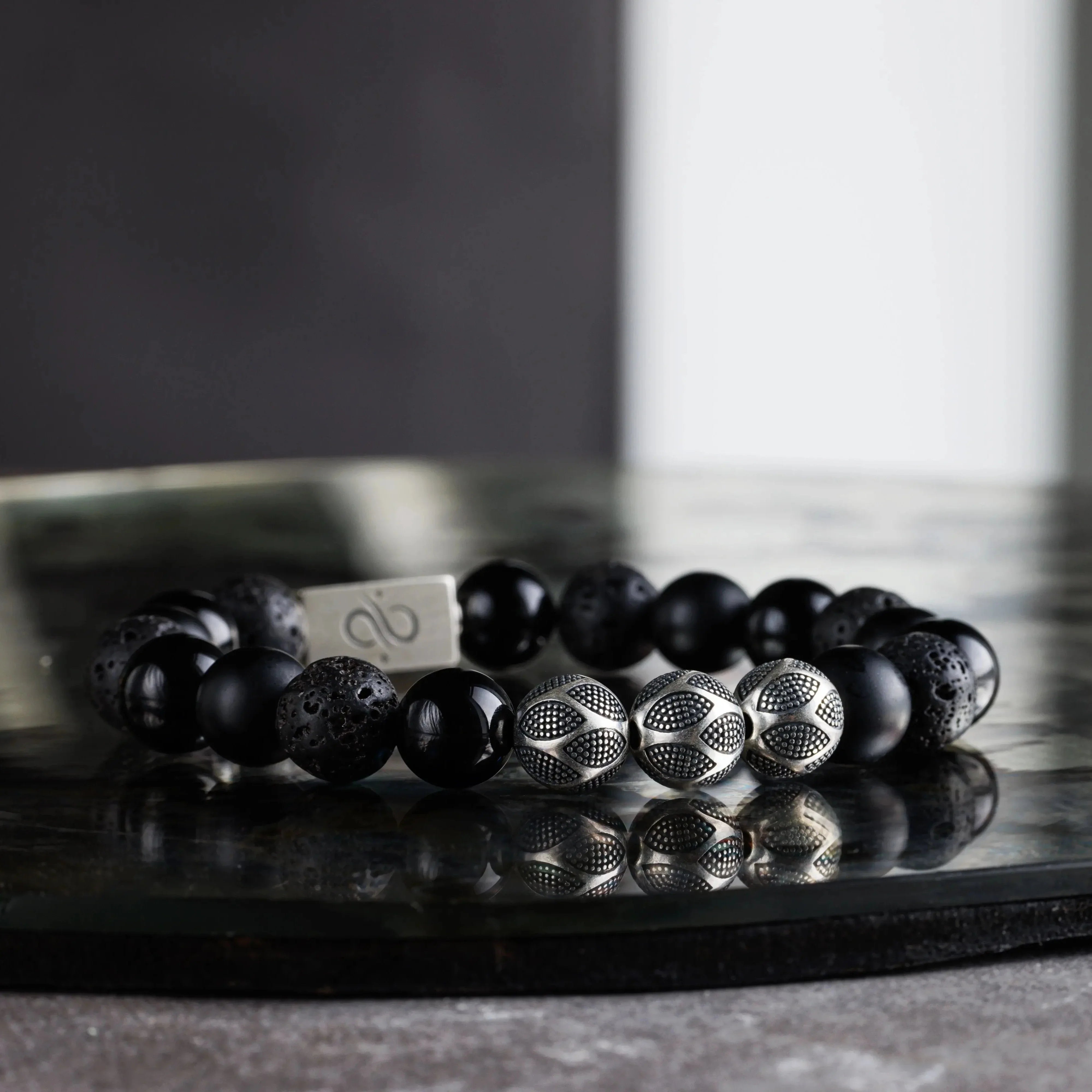 Black Mixed Nascor Bracelet I (10mm)