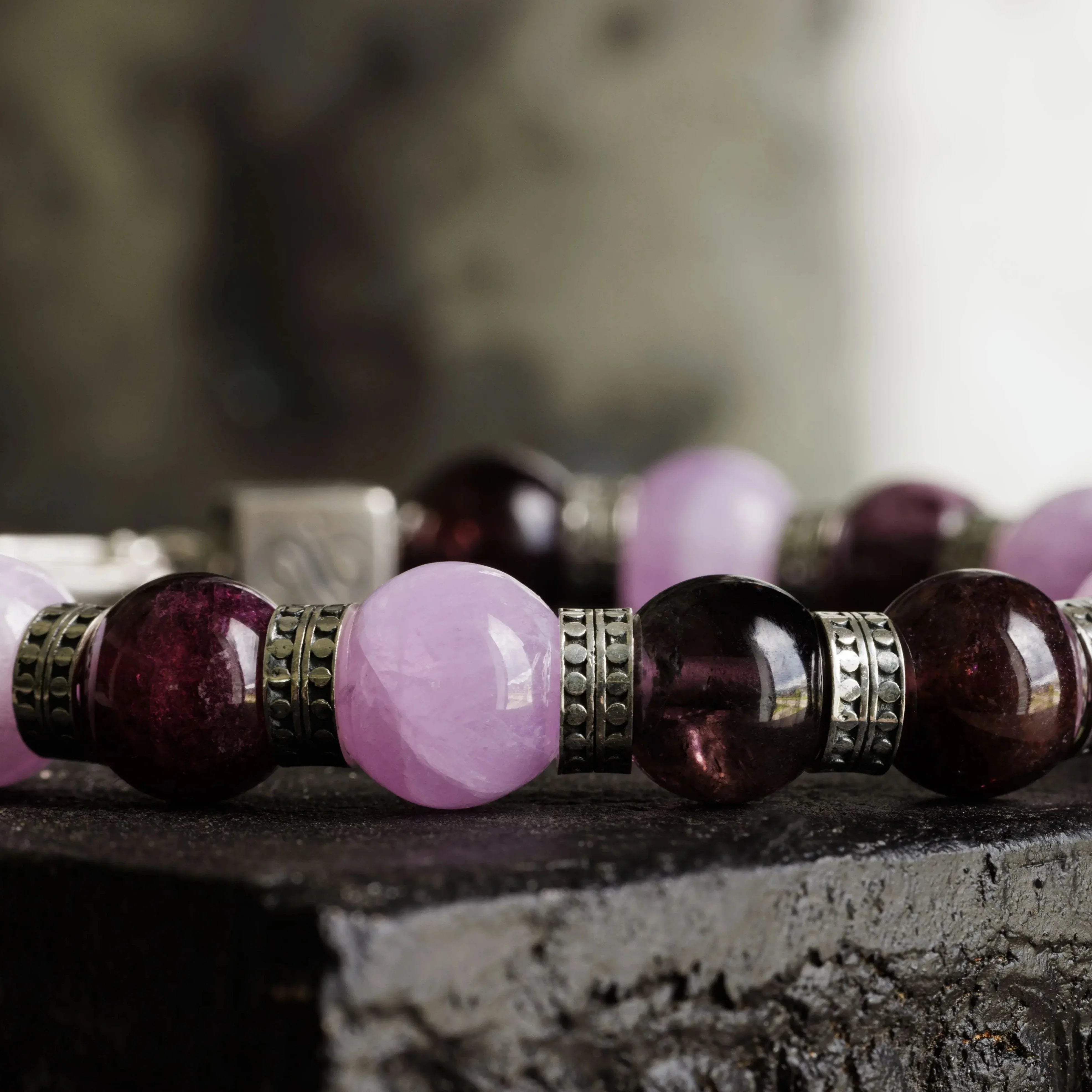 Kunzite - Purple Tourmaline Bracelet I (10mm)