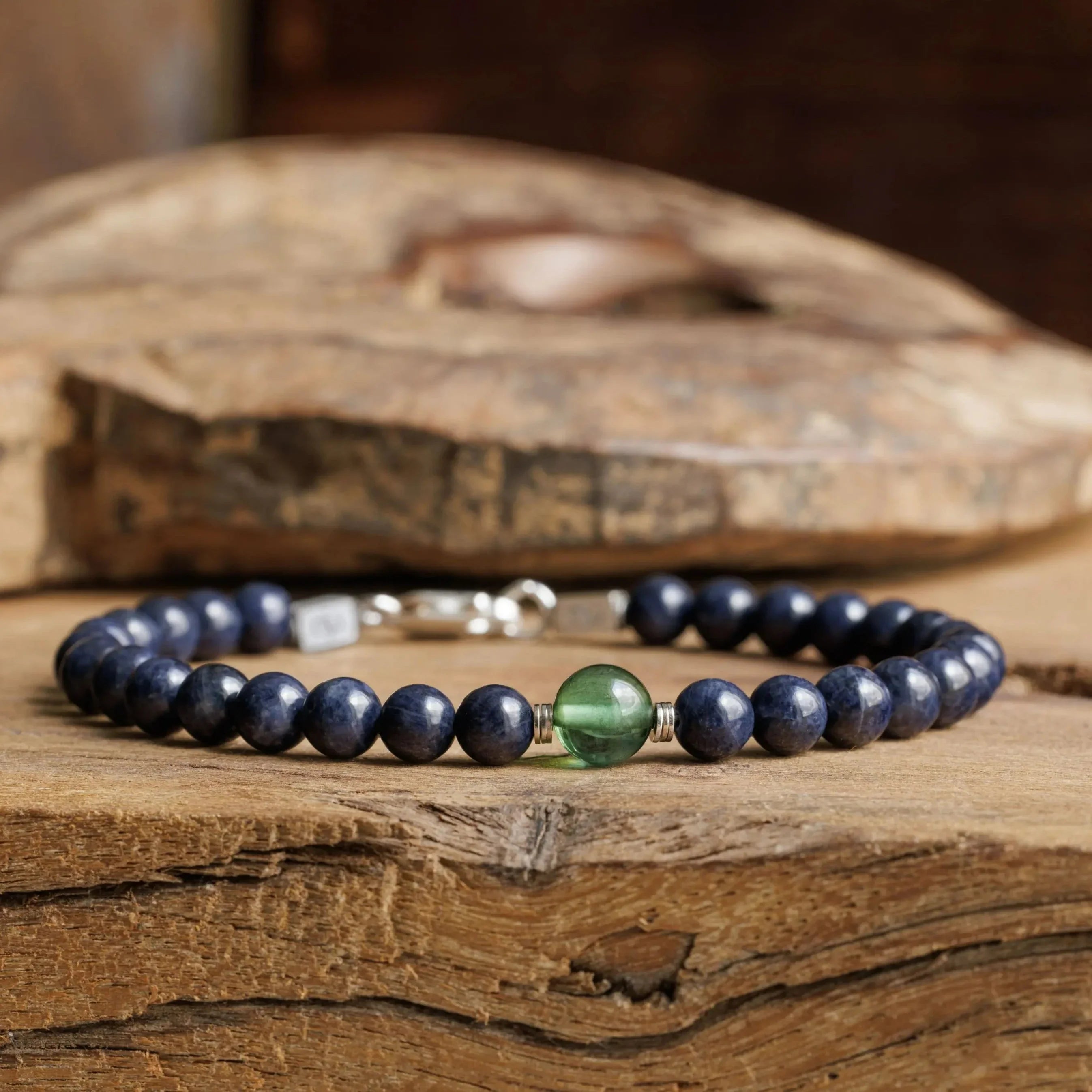 Blue Sapphire - Indicolite Bracelet III (6-8mm)