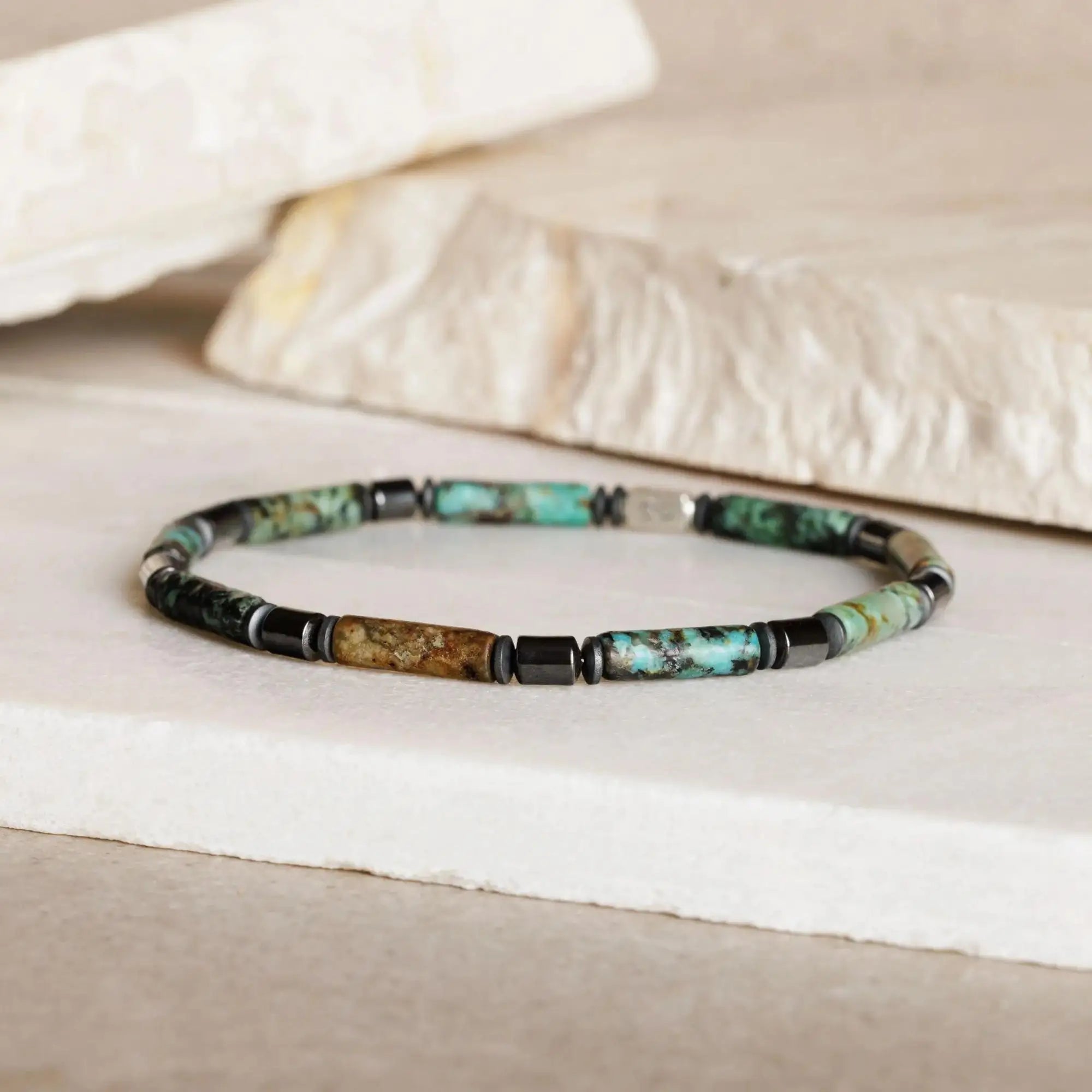 African Turquoise Bracelet I (4mm)