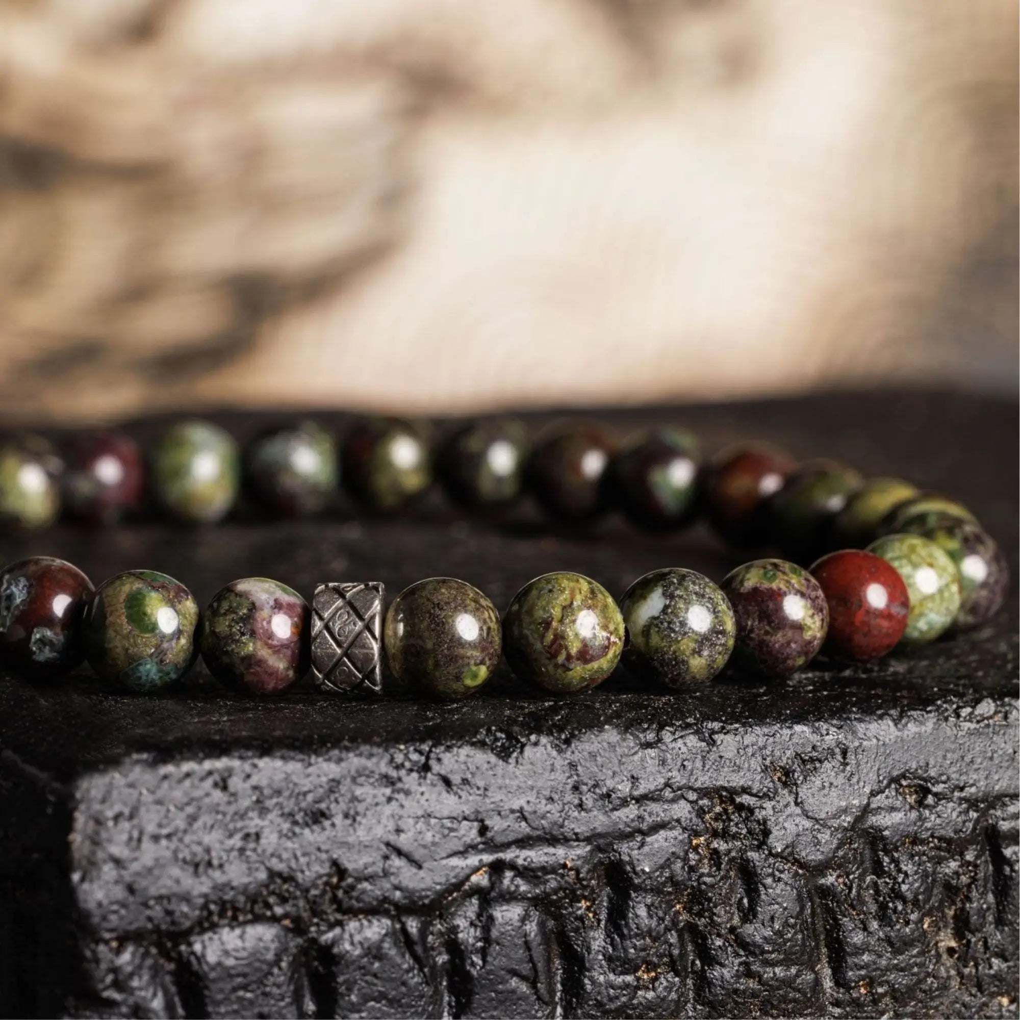 Dragon Blood Jasper Bracelet IX (6mm)