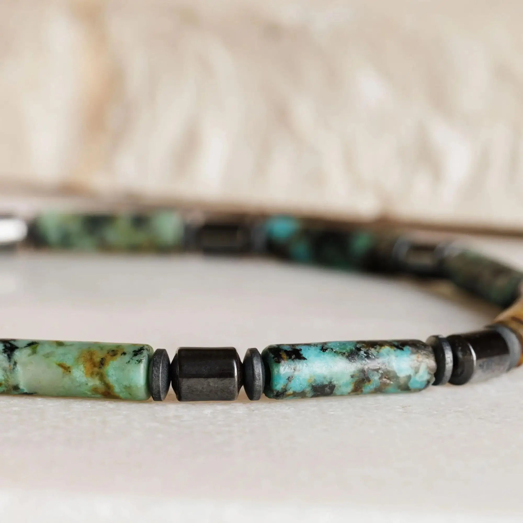 African Turquoise Bracelet I (4mm)