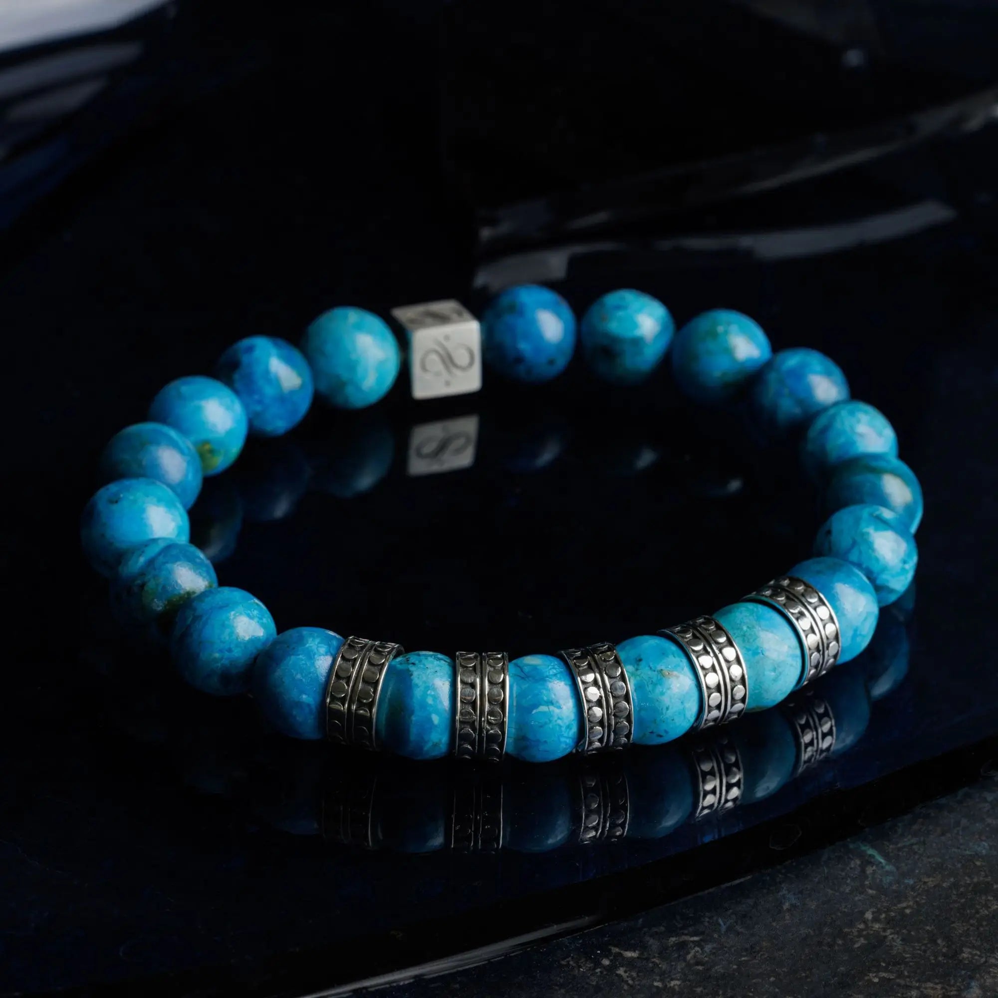 Blue Opal Bracelet IX (10mm)