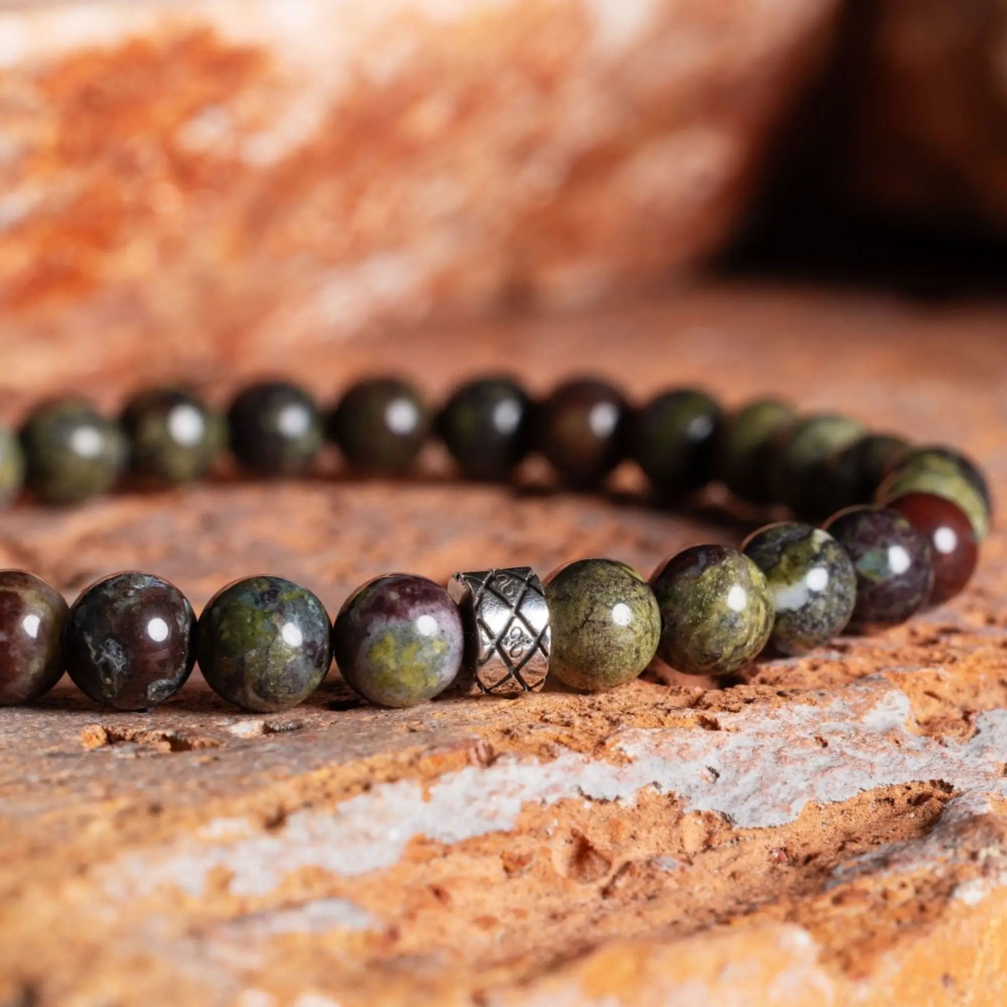 Dragon Blood Jasper Bracelet IX (6mm)