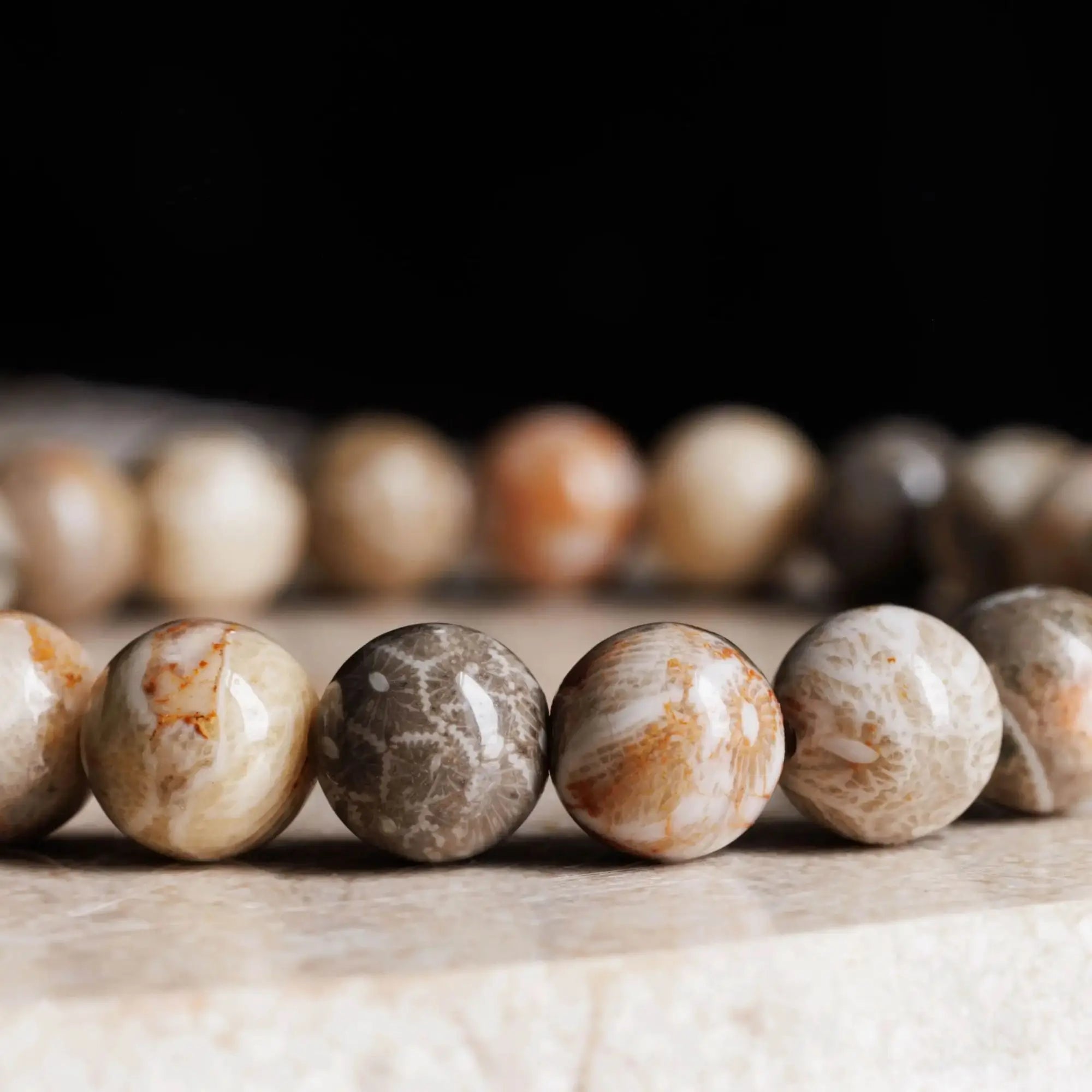 Fossil Coral Bracelet I (8mm)